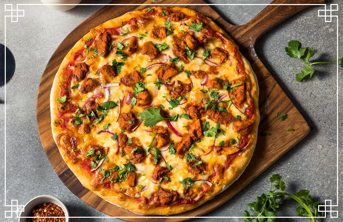 Make Reshmi Chicken Tikka Pizza In Just 30 Mins Its Friyaay 