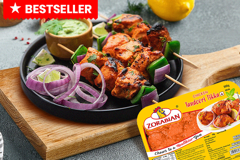 Chipotle Chili Lime Tikka Tacos Recipe using Zorabian Farm Fresh Chicken Tandoori Tikka