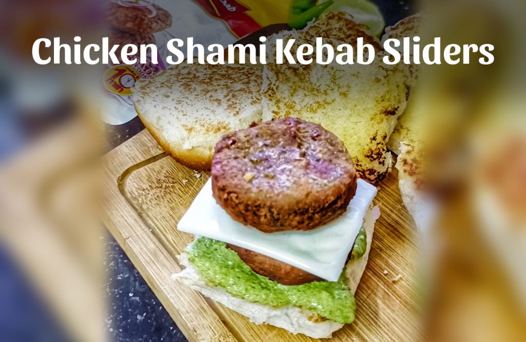Chicken Shami Kebab Sliders